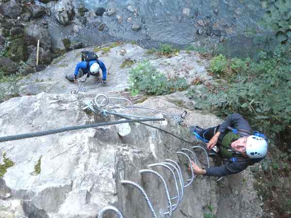 Via Ferrata du Parc Thermal à Saint-Gervais