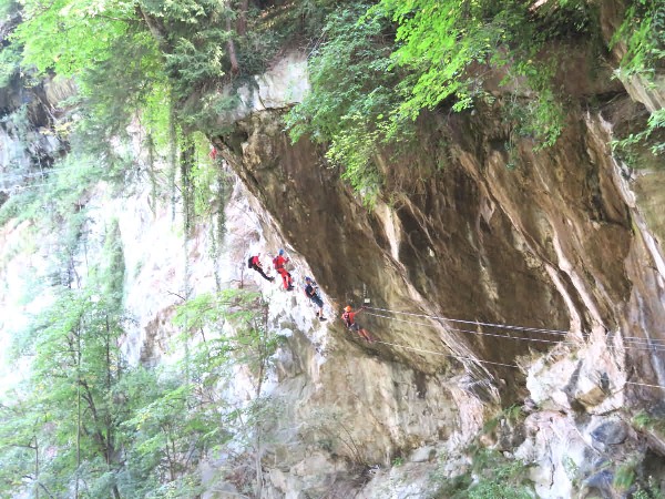 Via Ferrata du Parc Thermal à Saint-Gervais